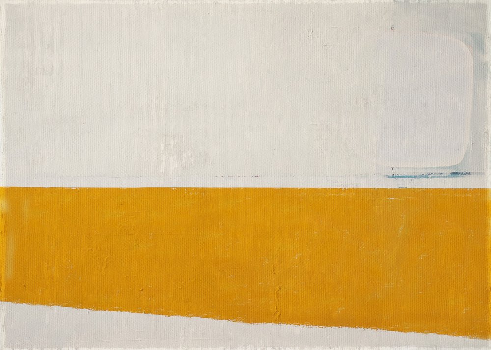 Horizonte amarillo minimalista de Fernando Vieira
