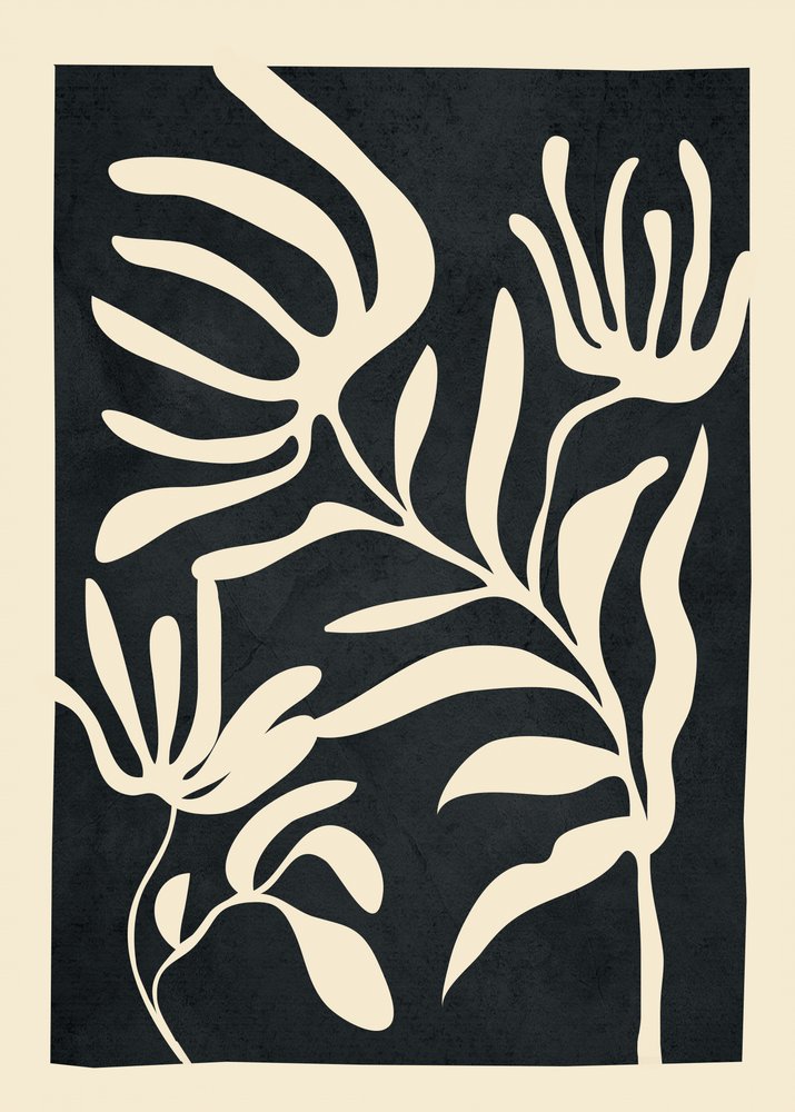 Formas botánicas abstractas de Flow Line