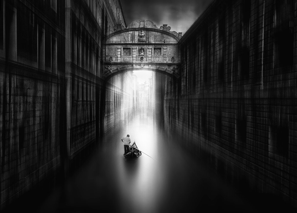 Luz del canal de Venecia de Fran Osuna