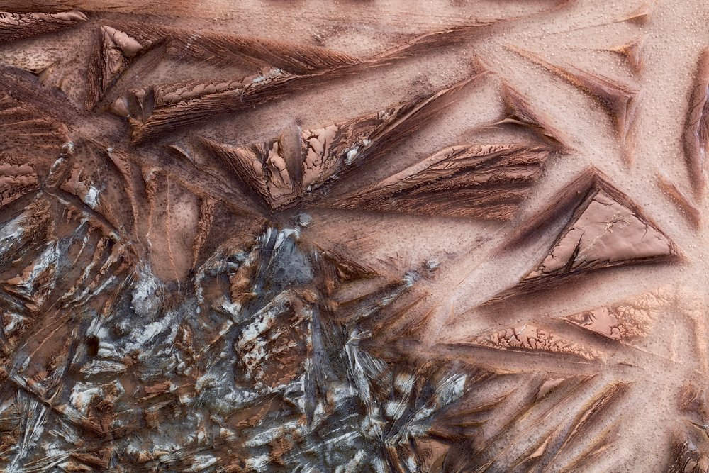 Patrones abstractos congelados de Francois Casanova