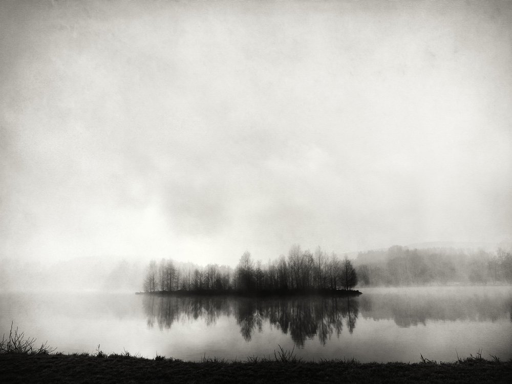 Reflejo de la Isla Brumosa de Franz Bogner