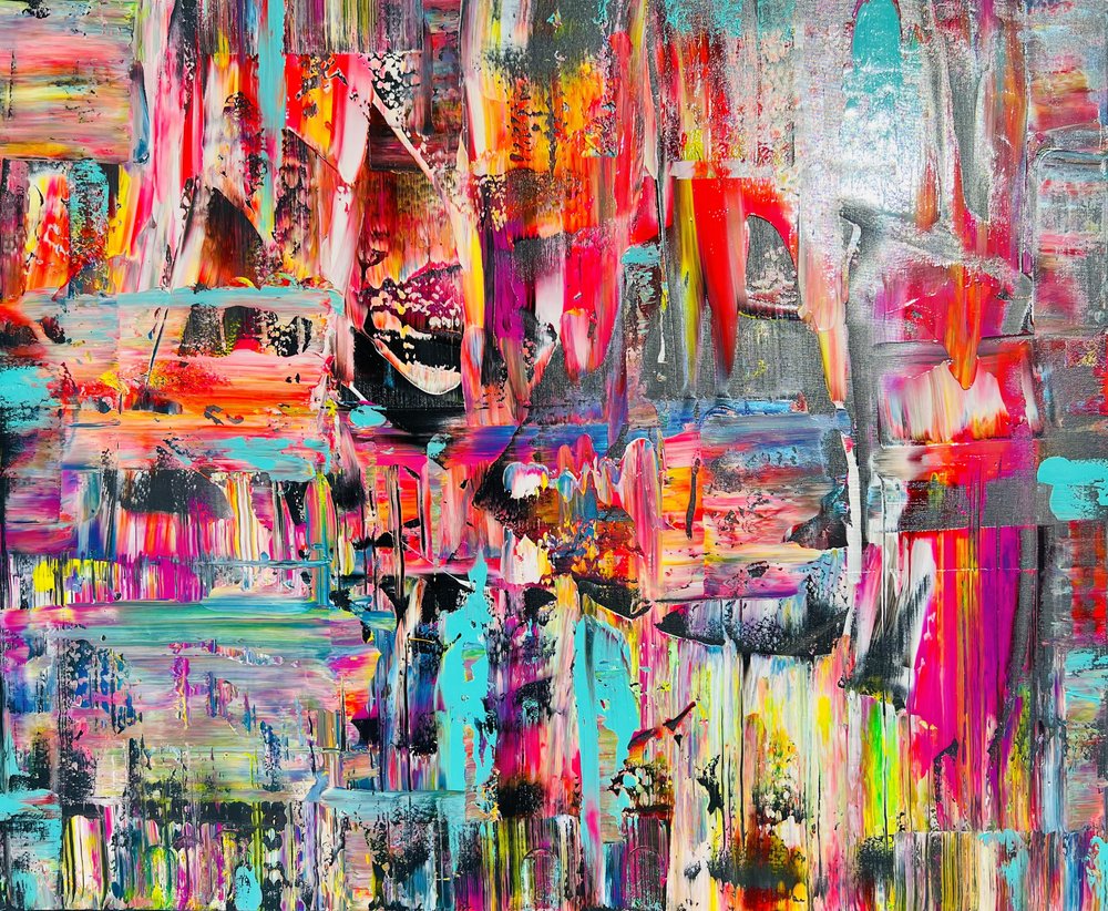 Abstracto moderno y colorido de Fredrik Olsen