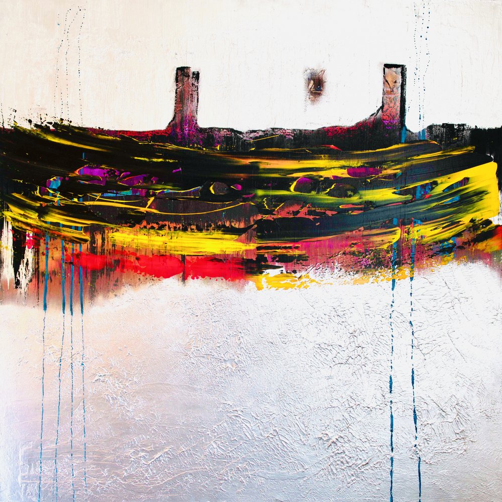 Panorama urbano abstracto y dinámico de Fredrik Olsen