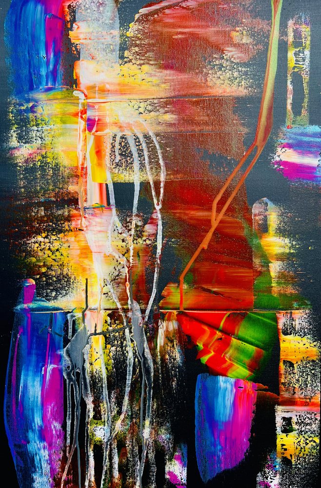 Movimiento abstracto vibrante de Fredrik Olsen