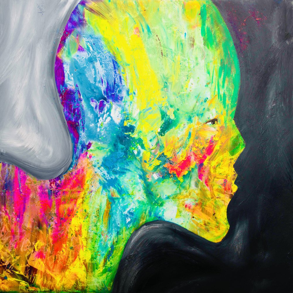 Perfil abstracto y vibrante de Fredrik Olsen
