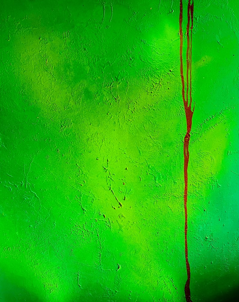 Gotas de un verde intenso de Fredrik Olsen
