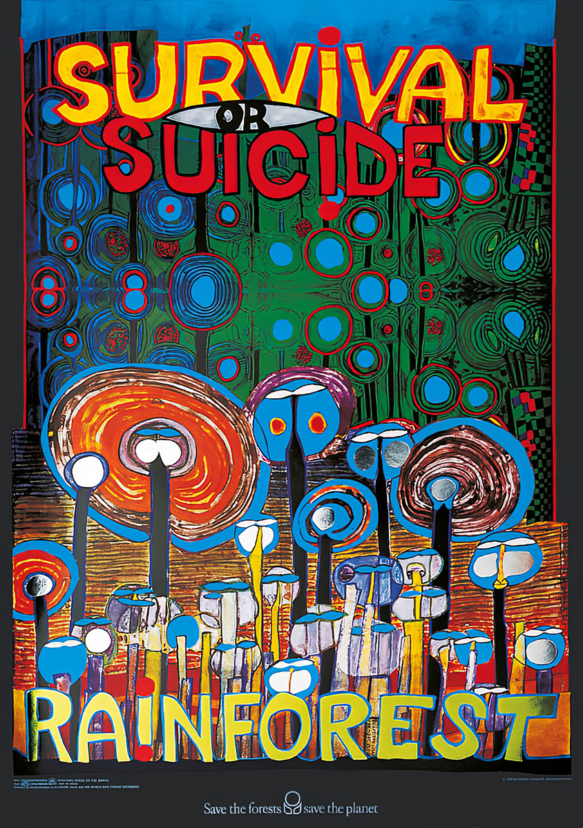 Supervivencia o suicidio: la selva tropical de Friedensreich Hundertwasser