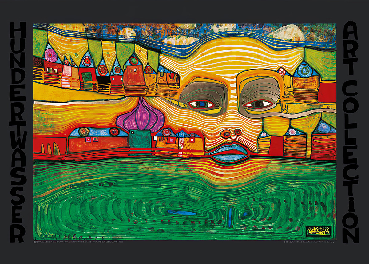 Irinaland, sobre los Balcanes de Friedensreich Hundertwasser