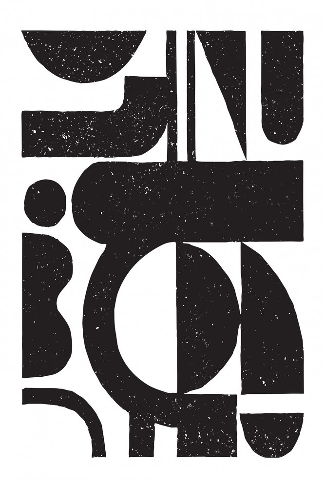 Formas abstractas con textura de Fun Qui