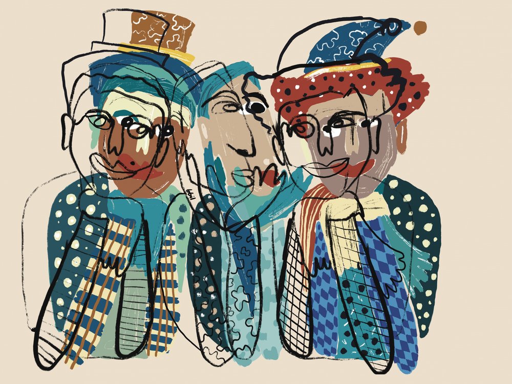 Figuras abstractas caprichosas de GIovanna Gil Alves