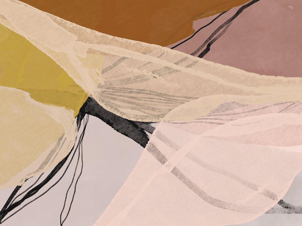 Capas terrestres abstractas de Gemma Bardot