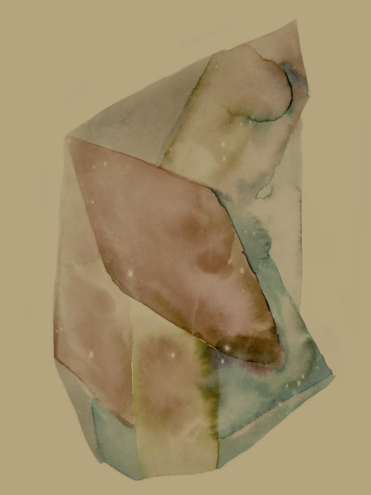 Capas de acuarela abstracta de Gemma Bardot