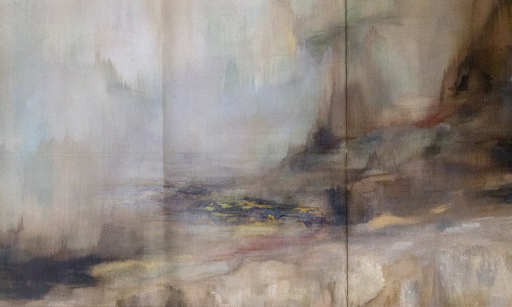 Paisaje abstracto brumoso de Gemma Bardot