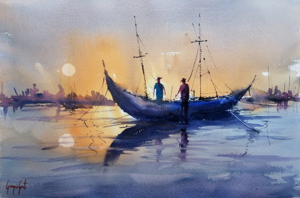 Navegantes de la hora dorada de Giorgio Gosti