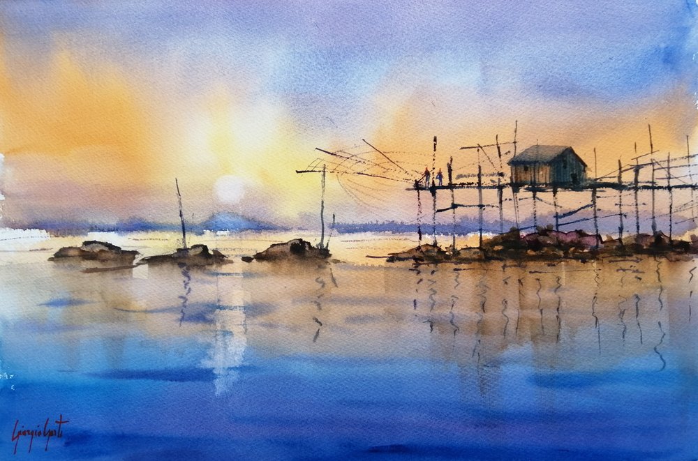 Cabaña de pesca «Golden Hour» de Giorgio Gosti