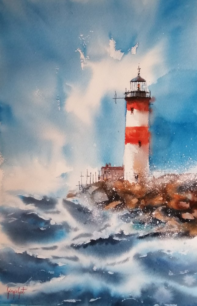 Un faro en un mar embravecido de Giorgio Gosti