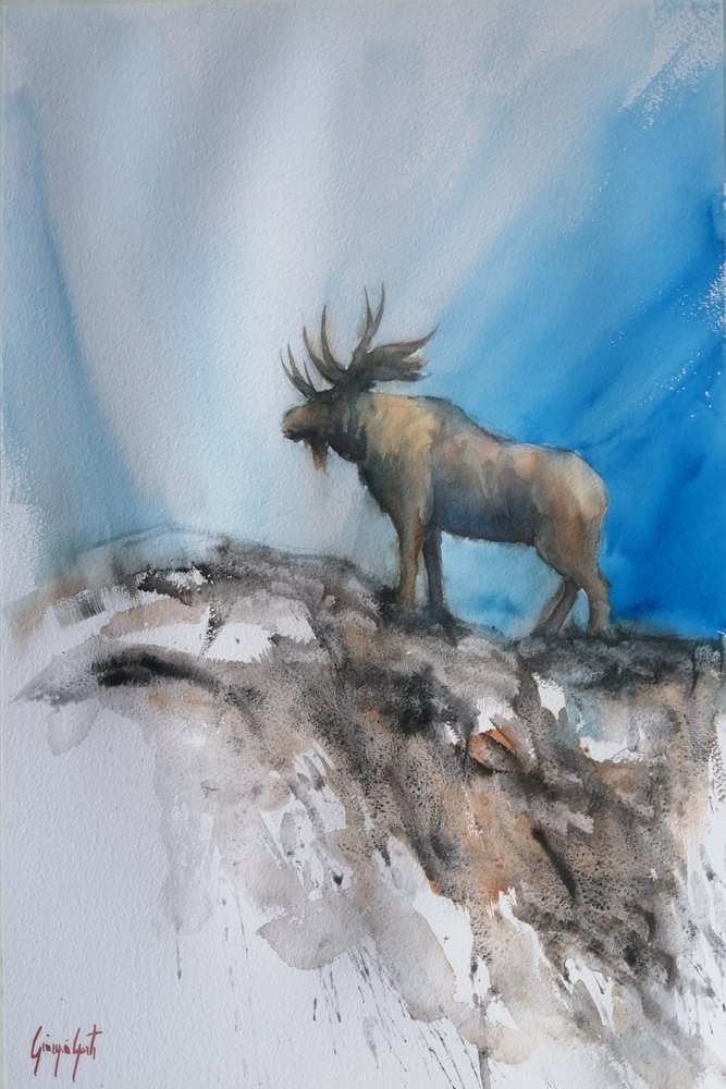 La majestuosa montaña Moose de Giorgio Gosti
