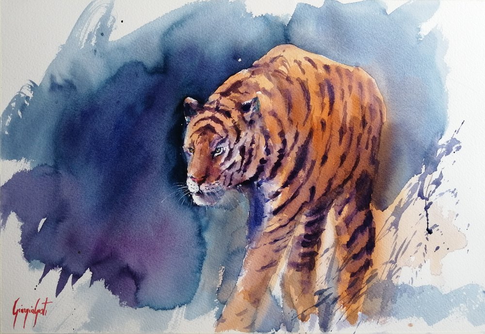 El majestuoso paso del tigre de Giorgio Gosti