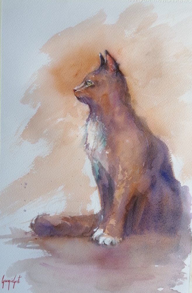 Perfil del gato observador de Giorgio Gosti
