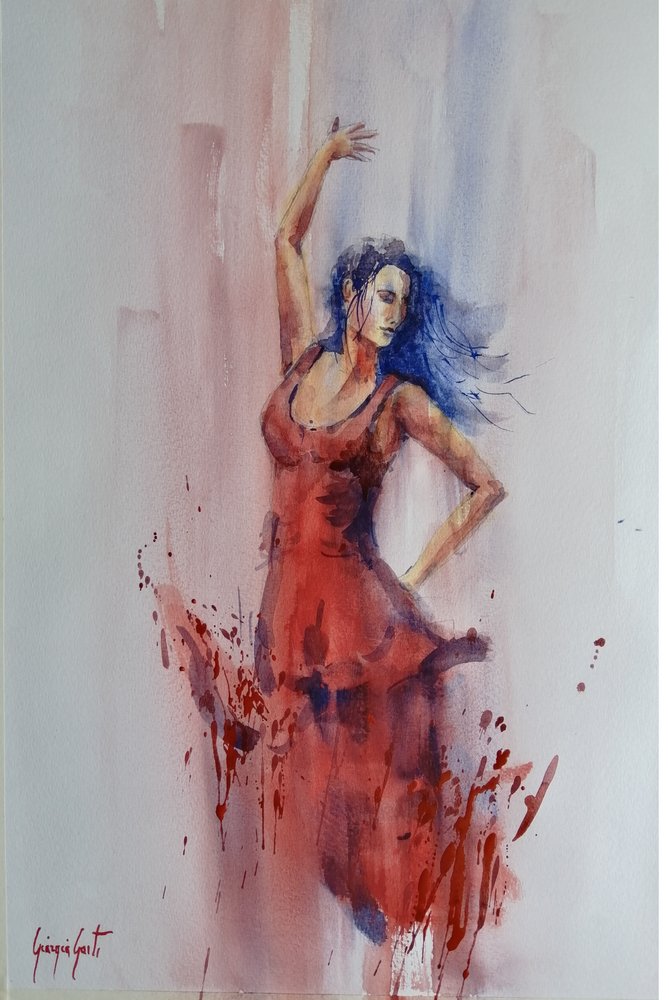 Baile rojo apasionado de Giorgio Gosti
