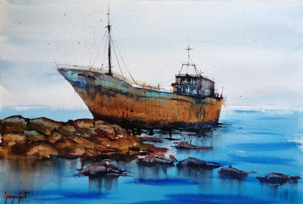 Naufragio oxidado de Giorgio Gosti