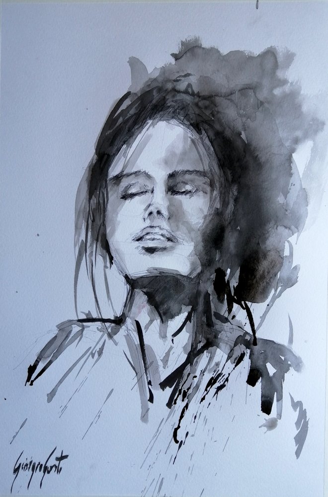 Retrato de una mujer serena de Giorgio Gosti