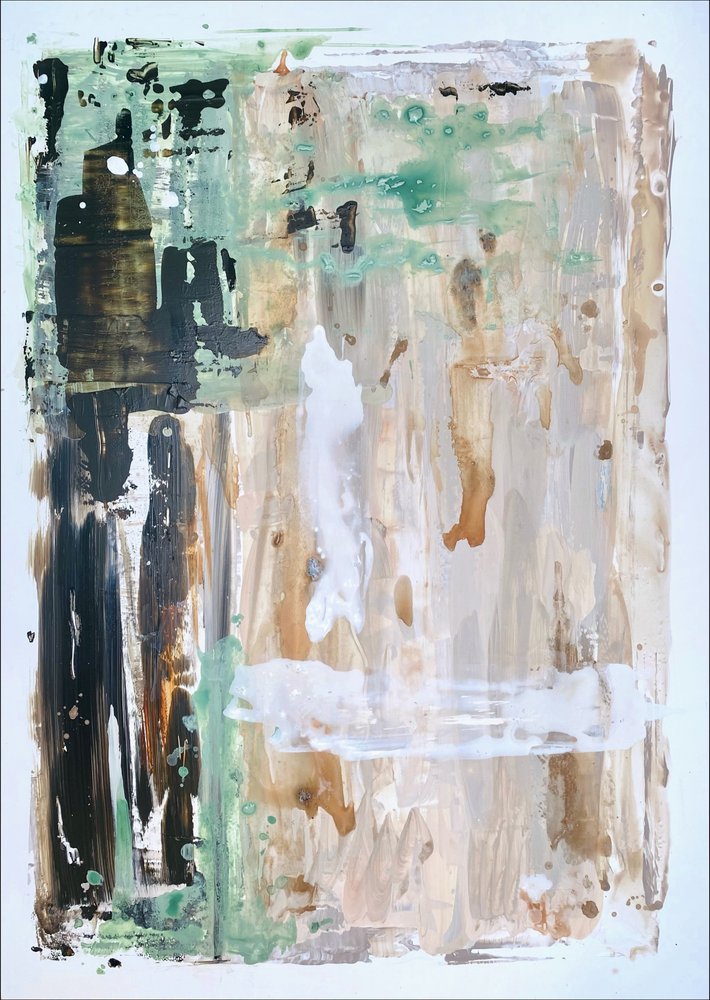 Flujo abstracto terroso de Gustaf Tidholm