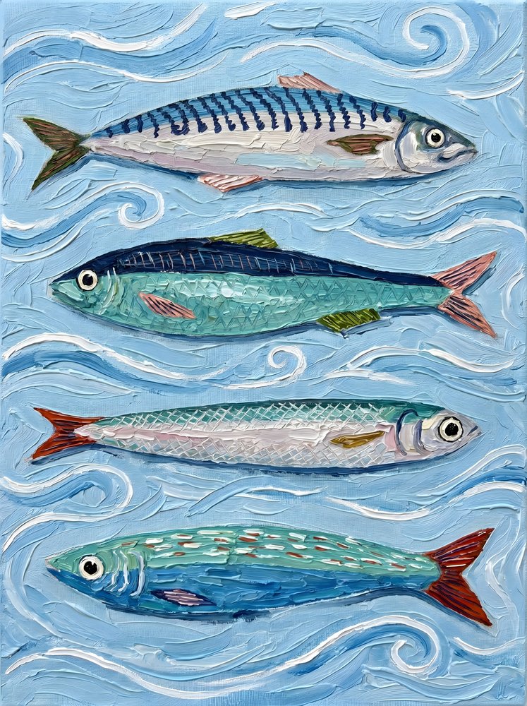 Peces marinos de colores vivos de HUGO