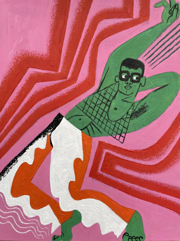 El Hombre Verde bailando de HUGO