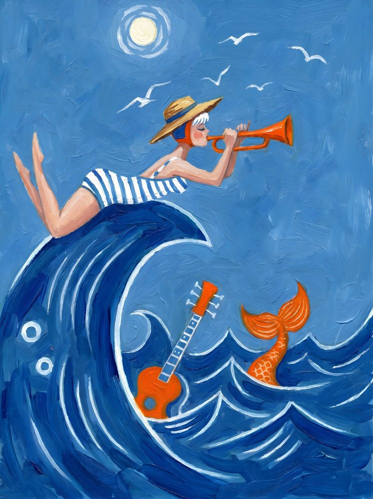 Música de las olas del mar de HUGO