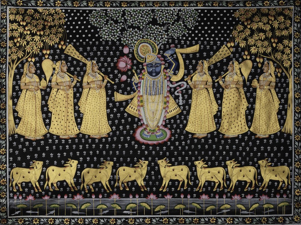 El divino Krishna y las gopis de IMAGINEERS STUDIO