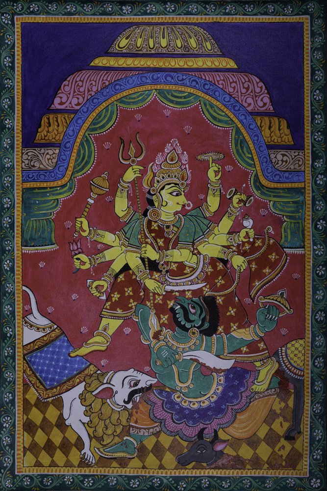 Durga matando a un demonio de IMAGINEERS STUDIO