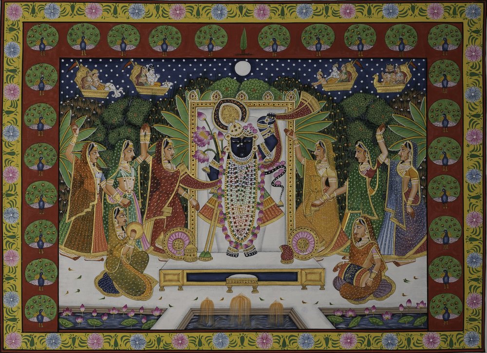 Las gopis adorando a Krishna de IMAGINEERS STUDIO