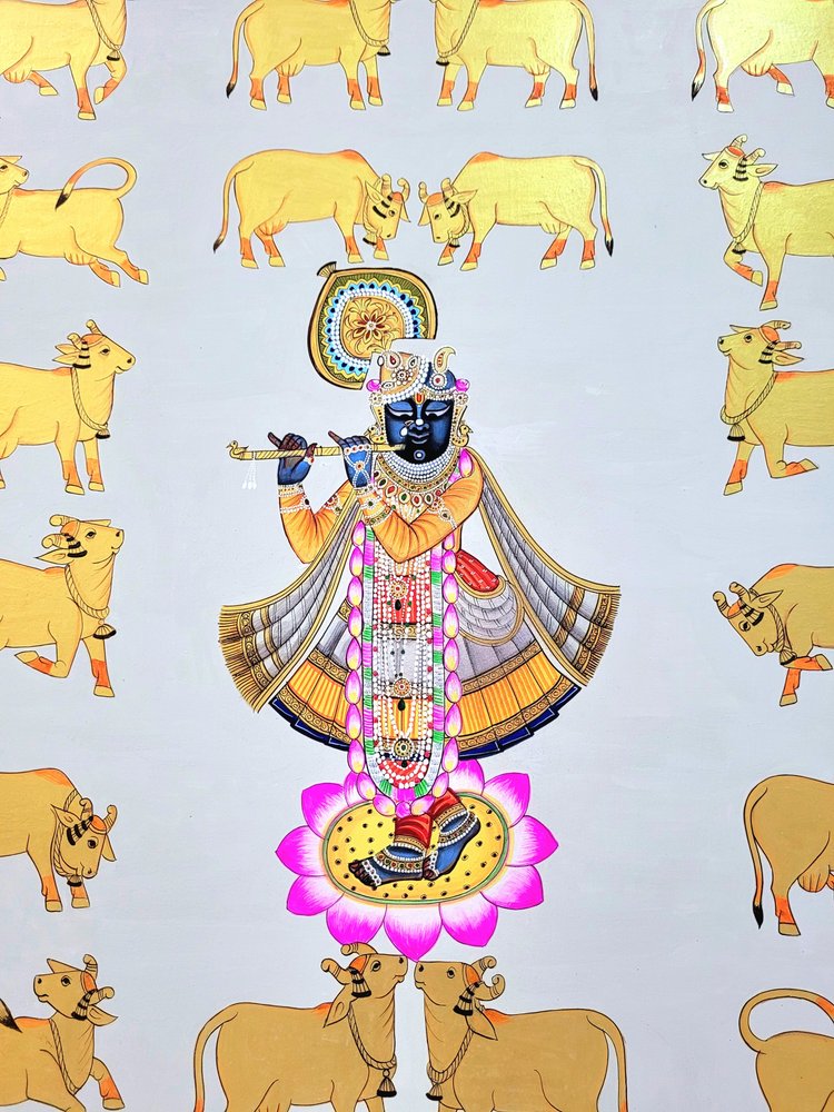 Krishna entre las vacas doradas de IMAGINEERS STUDIO