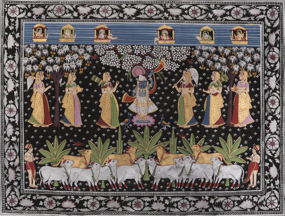 Krishna, las gopis y las vacas de IMAGINEERS STUDIO