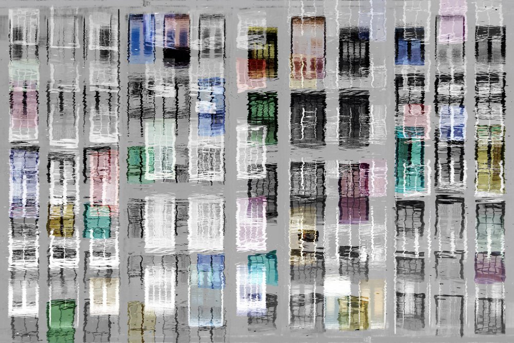 Ventanas de la ciudad abstracta de Igor Shrayer