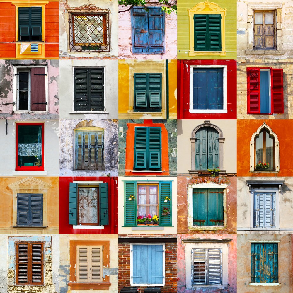 Encantadoras ventanas europeas de Igor Shrayer