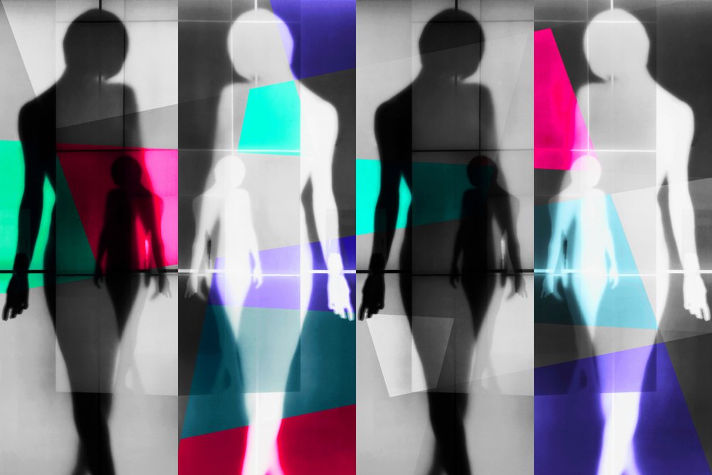 Figuras abstractas de colores de Igor Shrayer