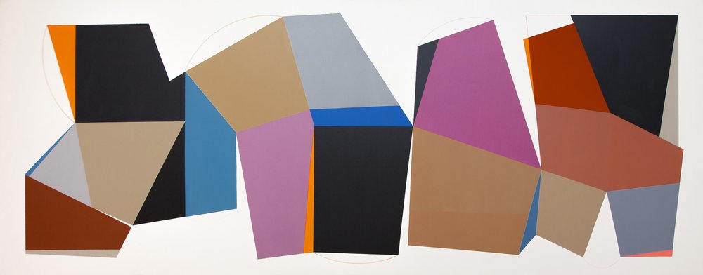 Bloques de color geométricos de Ildefonso Martín