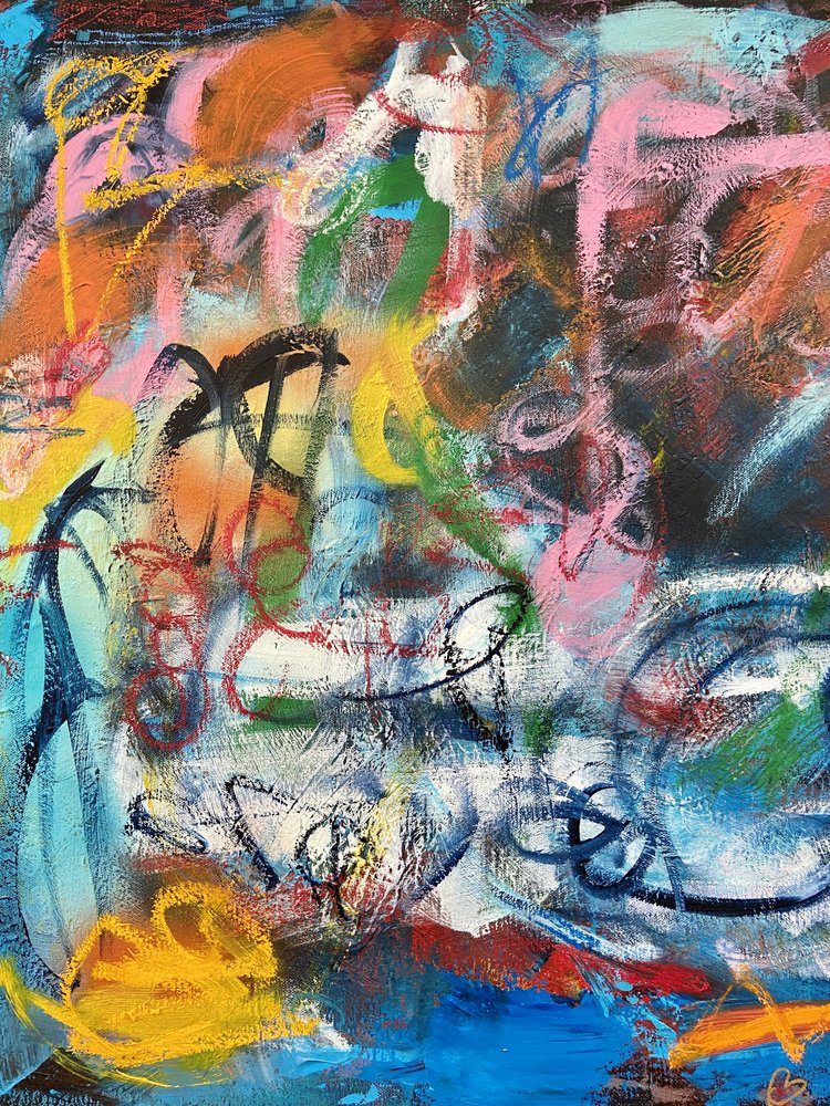 Energía abstracta y colorida de Irene Chua