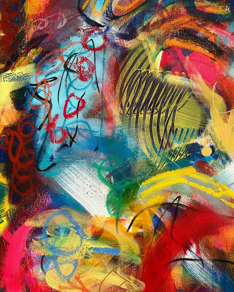 Expresionismo abstracto vibrante de Irene Chua