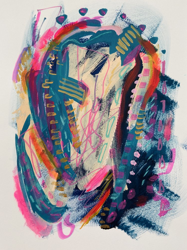Pinceladas abstractas y vibrantes de Irene Chua