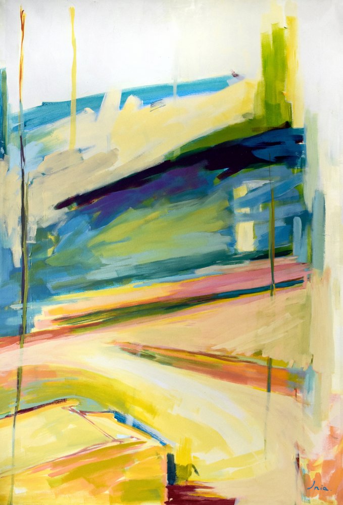 Camino abstracto y vibrante de Iria Fernandez