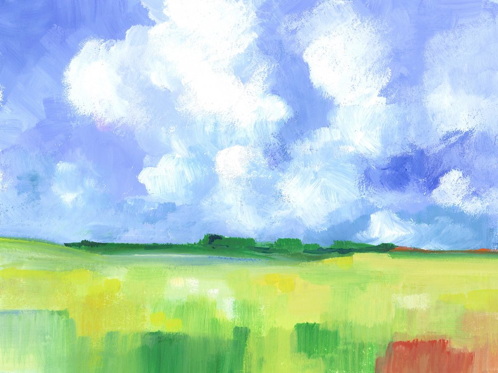 Paisaje abstracto 03 de Isabelle Brent