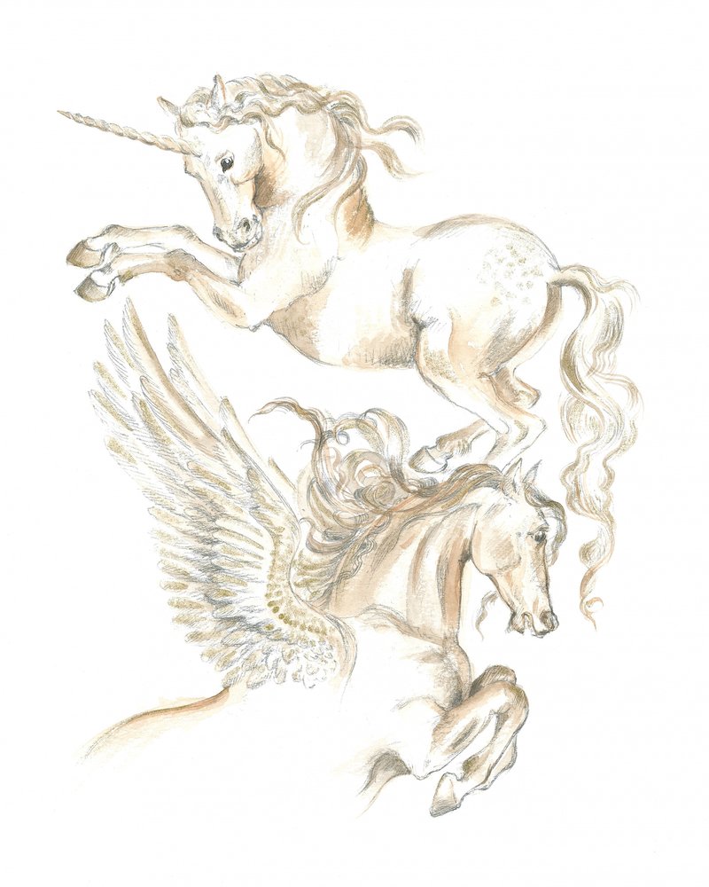 Unicornio y Pegaso de Isabelle Brent