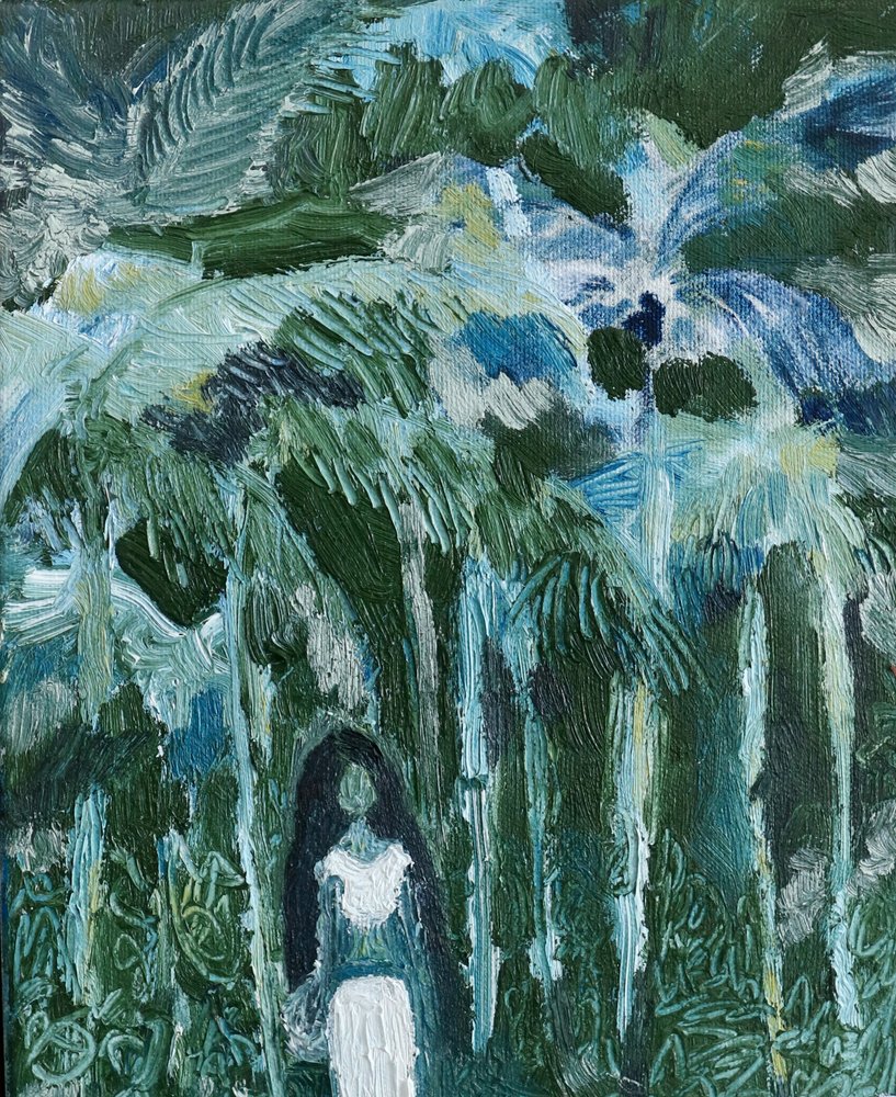 La mujer de la selva tropical de JMF FINE ART