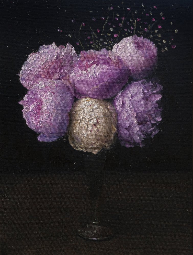 Elegante ramo de peonías de James Zamora