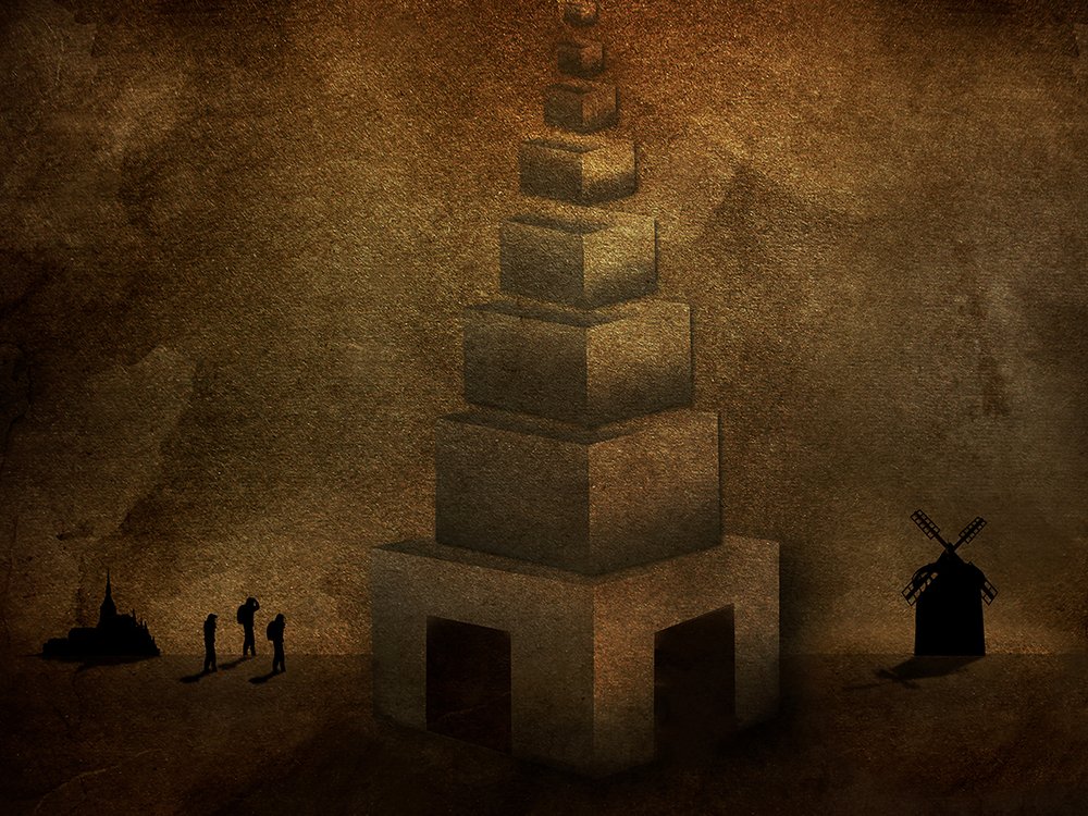 Misteriosa torre del desierto de Jan Donckers