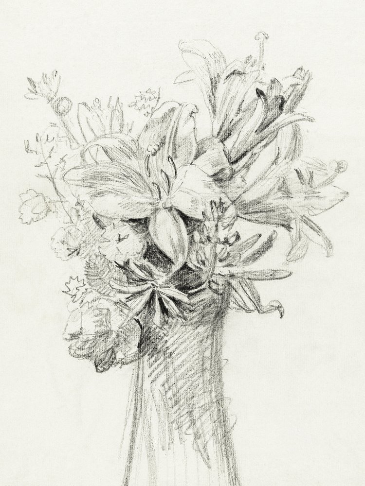 Flores en un jarrón de Jean Bernard