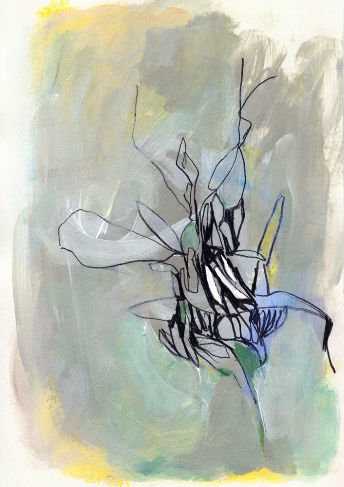 Floración botánica abstracta de Jenja Braun